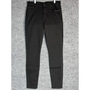 Citizens of Humanity Rocket High Rise Skinny Jeans Size 30 Black Denim Stretch